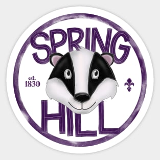 Spring Hill Badger Sticker